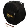 Heartland 16"x 4" T Bar Pretuned Bodhran Black