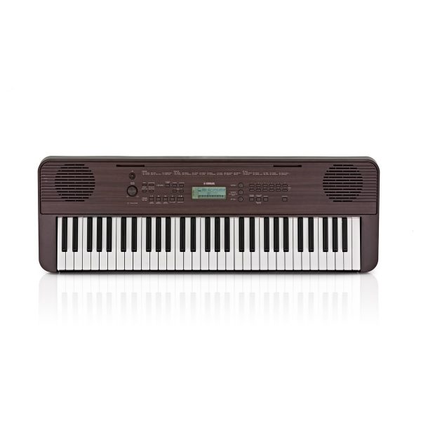 Yamaha PSR E360 Portable Keyboard Dark Walnut