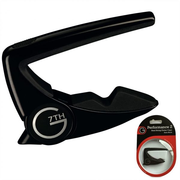 G7th Performance 2 Capo Acoustic Guitar Black