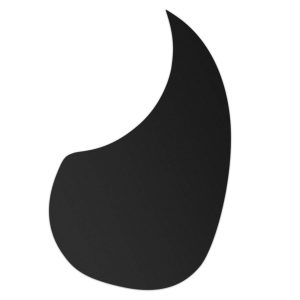 Trax Acoustic Guitar Scratchplate Black Pickguard