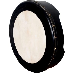 Heartland 16"x 4" Pretuned Bodhran T Bar Deep Tune Black