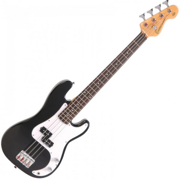 Encore E20 7/8 Bass Guitar Pack Black