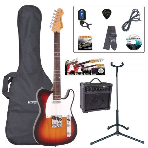 ENCORE Electric Guitar Outfit Sunburst