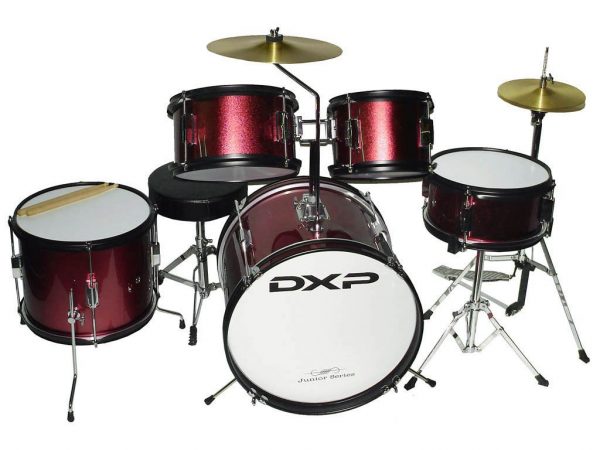 DXP 1046 5 Piece Junior Drum Kit Red