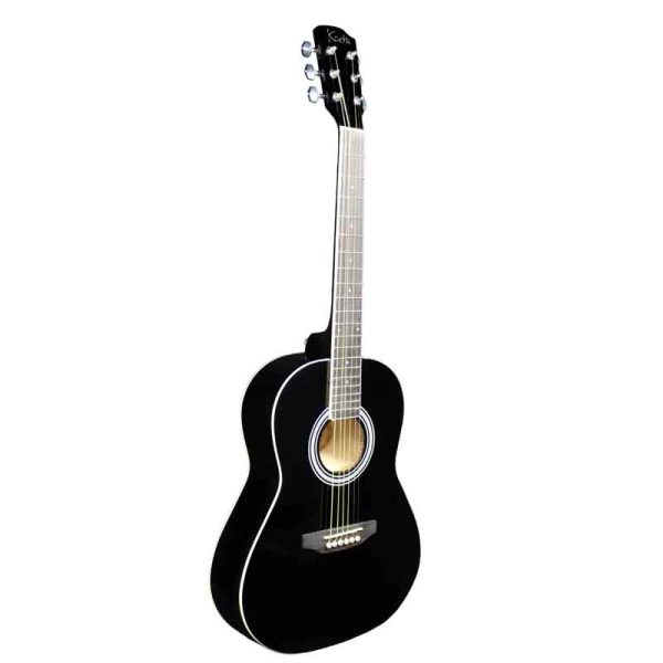 Koda 3/4 Size Acoustic Guitar Pack Steel String Black