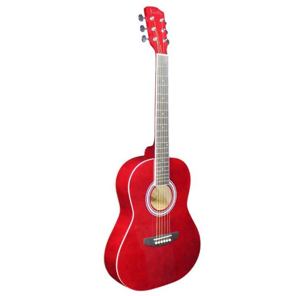 Koda 3/4 Size Acoustic Guitar Pack Steel String Red