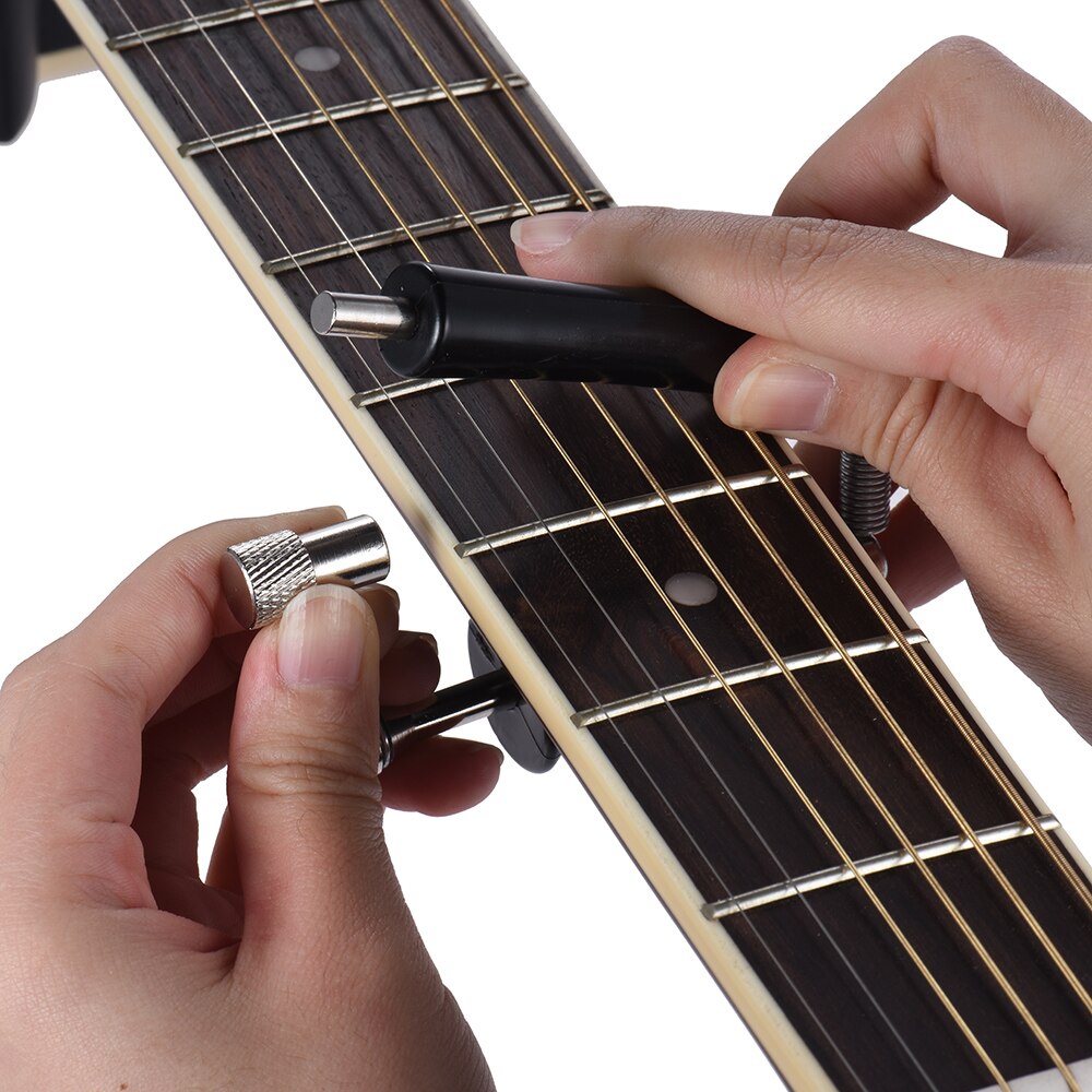 Sliding capo for guitar deals