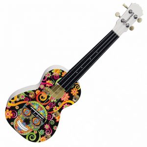 Brunswick BU50 Concert Ukulele Skulladelic