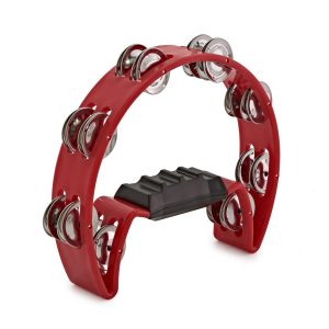 Trax Red Tambourine