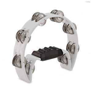 Trax White Tambourine