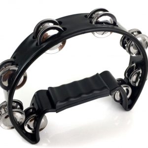 Trax Black Tambourine