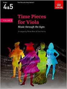 Philip Bass Time Pieces for Viola Grade 4-5