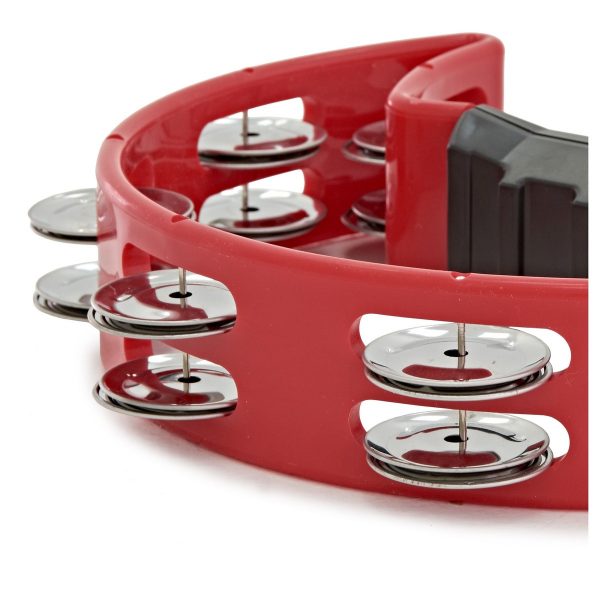 Trax Red Tambourine