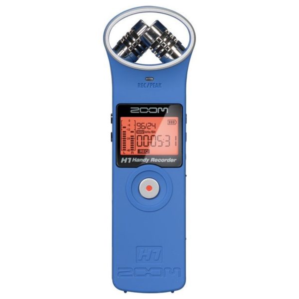 Zoom H1 Handy Recorder Blue