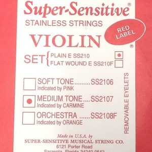 Super Sensitive SS2107 Violin Strings