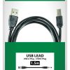 av:Link USB 2.0 Type A Plug to Type B Plug Lead