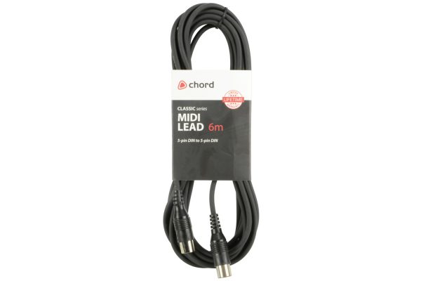 Chord Classic Midi Lead 6 Metre