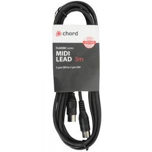 Chord Classic Midi Lead 3 Metre