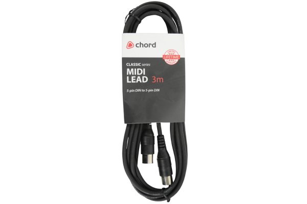 Chord Classic Midi Lead 3 Metre