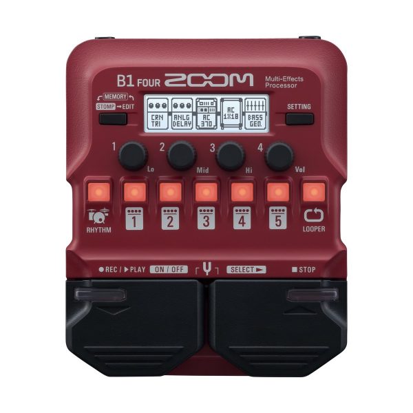 Zoom B1 FOUR Bass Multi Effects Pedal