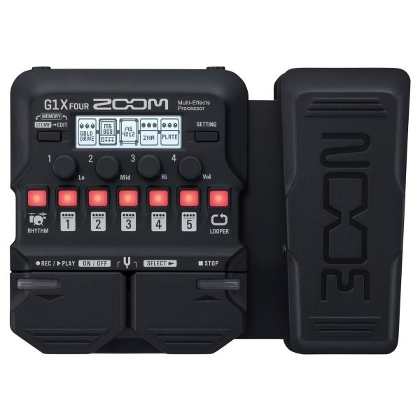 Zoom G1X FOUR Multi Effects Pedal with Expression Pedal