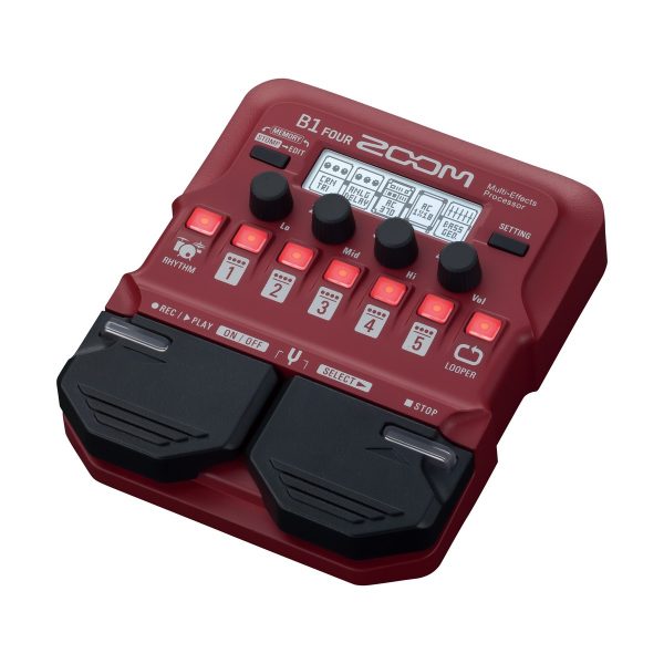 Zoom B1 FOUR Bass Multi Effects Pedal