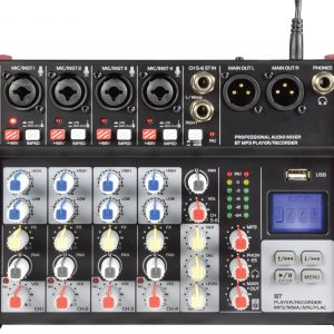 Citronic CSM-6 Compact Mixer with USB / Bluetooth