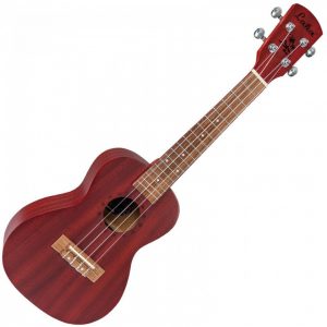 Laka VUC5 Concert Ukulele and Bag Red