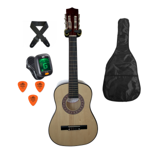 Trax 1/2 Size Junior Classical Guitar Pack Natural