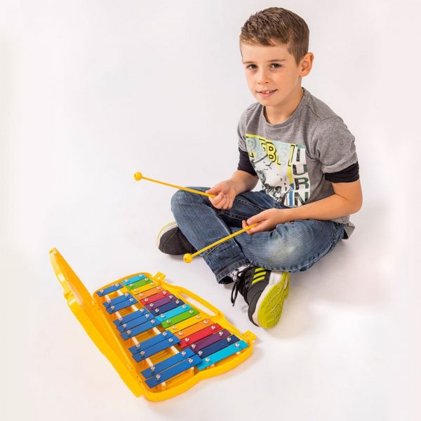 PP World 25 Note Glockenspiel Coloured Metal Keys