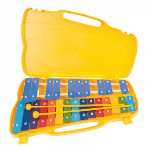 PP World 25 Note Glockenspiel Coloured Metal Keys