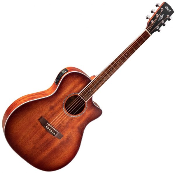 Cort GA-MEDX Electro Acoustic Guitar Mahogany