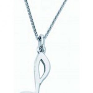 Sterling Silver Pendant Single Quaver MGC Series