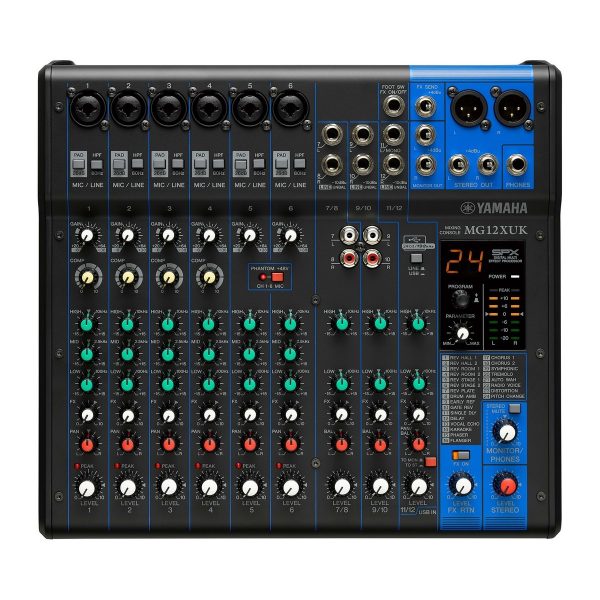 Yamaha MG12XUK Analog USB Mixer 1