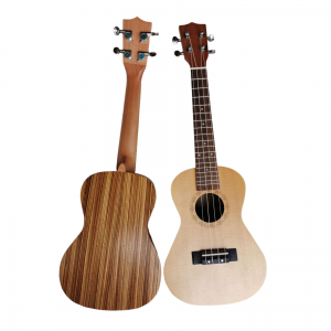 Trax Concert Ukulele Solid Spruce Zebrano