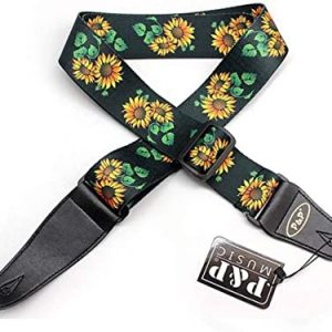 P&P Guitar Strap Sunflower