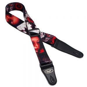 P&P Guitar Strap Blood Rose