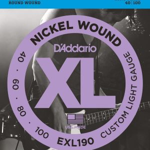 Daddario EXL190 Nickel Wound Bass Guitar Strings