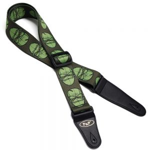 P&P Guitar Strap Green Man