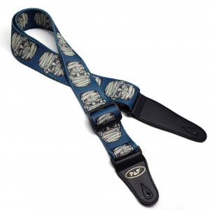 P&P Guitar Strap Blue Man