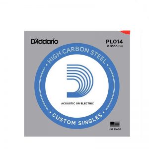 Daddario PL014 Single Plain Steel .014