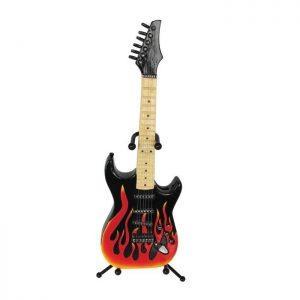 Money Box Electric Guitar Flame