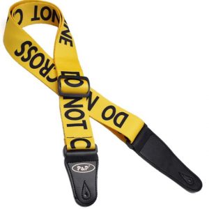 P&P Guitar Strap Police Line