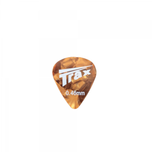 Trax Celluloid Plectrum Light 46mm Gold