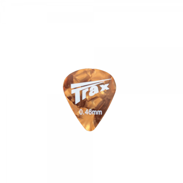 Trax Celluloid Plectrum Light 46mm Gold