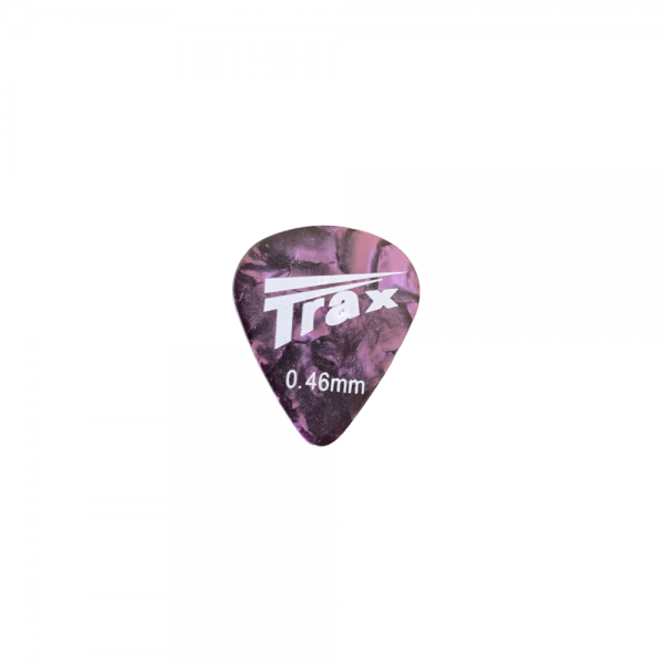 Trax Celluloid Plectrum Light 46mm Purple