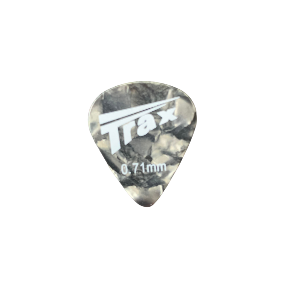 Trax Celluloid Plectrum Medium 71mm Grey