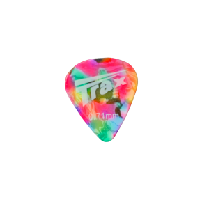 Trax Celluloid Plectrum Medium 71mm MultiColour