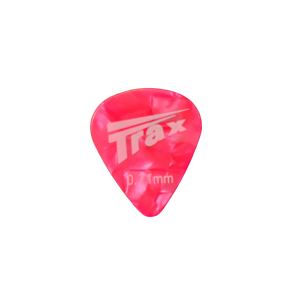 Trax Celluloid Plectrum Medium 71mm Pink