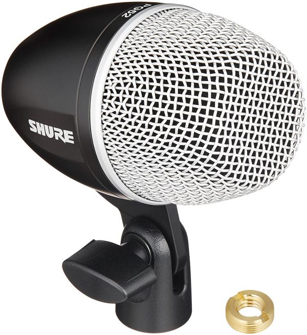 Shure PG52 Cardioid Dynamic Kick Drum Microphone with XLR Cable 1
